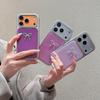Чехол-бабочка со снежинками из пайеток для iPhone 16/15 Pro/17 Pro Max - Стильный защитный чехол для женщин