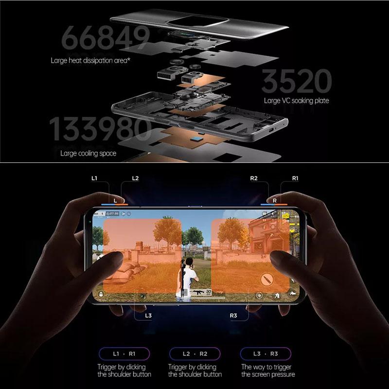 Китайский ПЗУ, игровой смартфон Lenovo Legion Y90, 5G, 6,92 дюйма, 144 Гц, AMOLED, Snapdragon 8 Gen 1, восьмиядерный процессор, 64 МП + 13 МП, Android 12, NFC