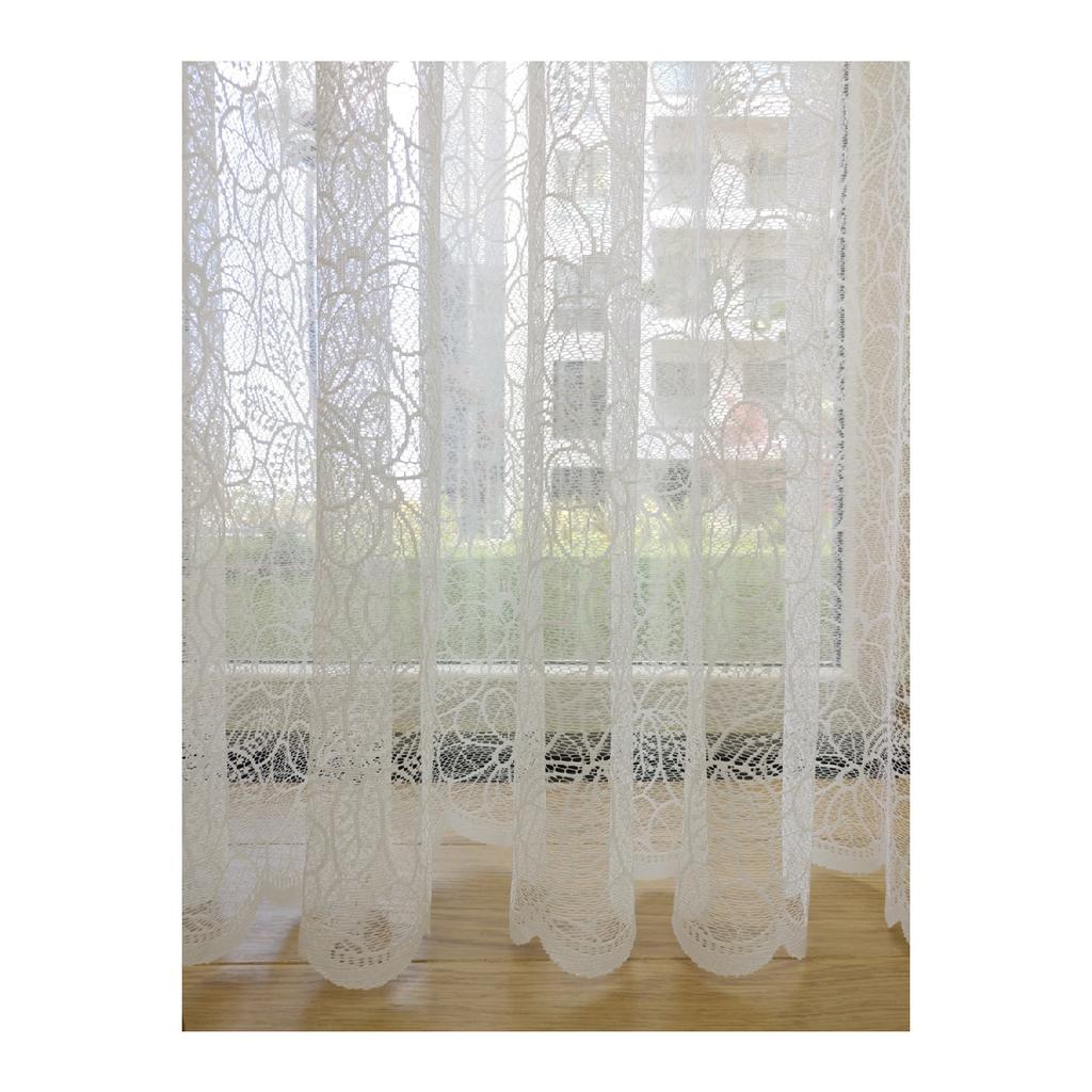 Специальная вязаная занавеска из текстурного тюля, 600x250, редкая батарея, 1/2