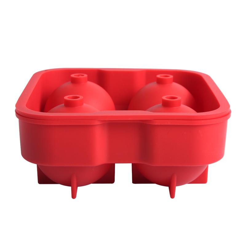 4 решетки Силиконовые формы для кубиков льда Форма для приготовления кубиков льда Квадратный поддон Форма для приготовления шариков льда Поддон для кубиков льда с крышкой для виски Форма для льда