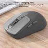 Мышь, совместимая с Bluetooth, BT 5.0/4.0 и 2,4 ГГц, 1200-4000 DPI, портативная мышь для ПК с USB-приемником для ПК, ноутбука, настольного компьютера