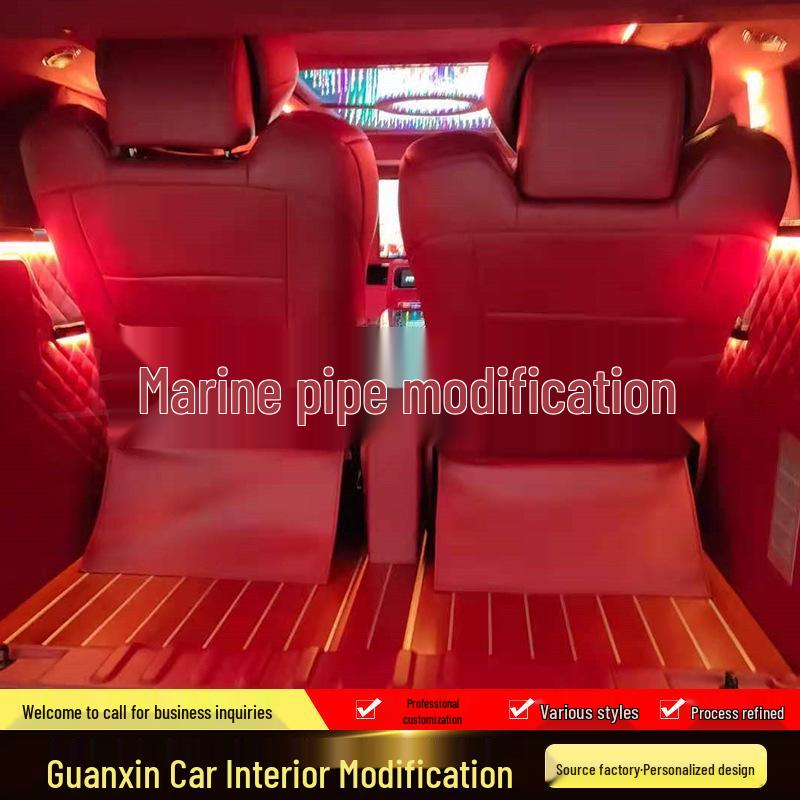 Hummer H2 Upgrade: Aviation Seats, Wood Flooring, TV Partition