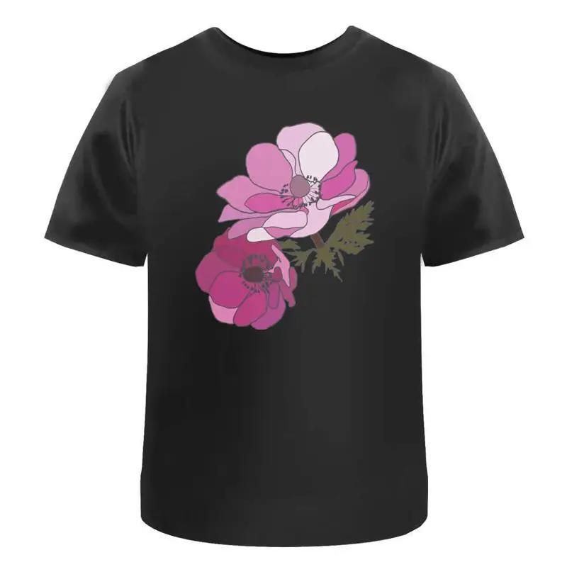 Pink Anemone Cotton T Shirt Ta