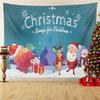 Home Decor Tapestry Santa Christmas Tree Print Wall Hanging Room Wall Decor Background Fabric