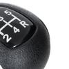 Honda Civic VIII 2005- Gear Shift Knob, Grey-Black, 5-Speed, Black Overlay