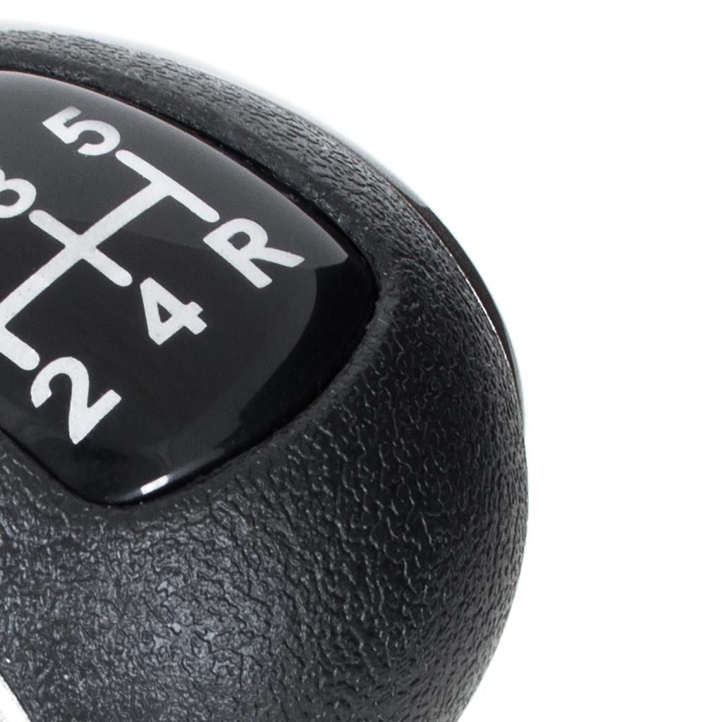 Honda Civic VIII 2005- Gear Shift Knob, Grey-Black, 5-Speed, Black Overlay