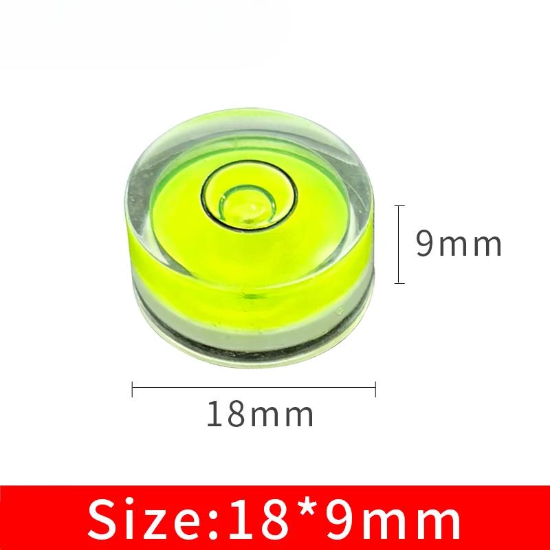 Мини-прецизионный спиртовой уровень с пузырьковым зеленым уровнем и монтажными отверстиями для высокоточного измерения по горизонтали своими руками для дома