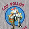 Breaking Bad Unisex Adult Los Pollos Hermanos Heather Long-Sleeved T-Shirt