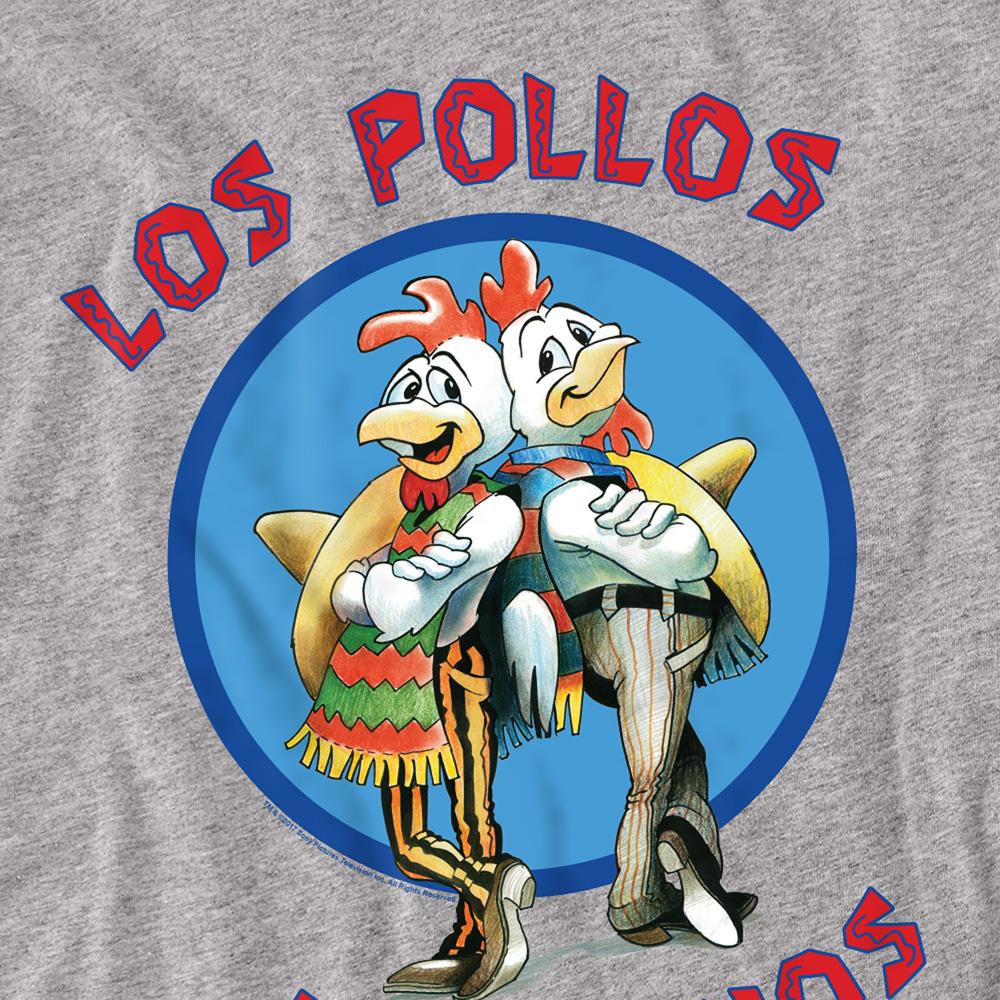 Breaking Bad Unisex Adult Los Pollos Hermanos Heather Long-Sleeved T-Shirt