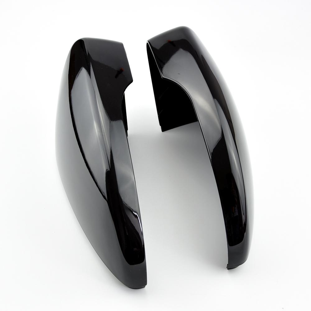 2 шт. карбоновый черный боковой чехол для зеркала заднего вида, колпачки для зеркала заднего вида, замена для VW Passat B7 CC Scirocco Jetta MK6
