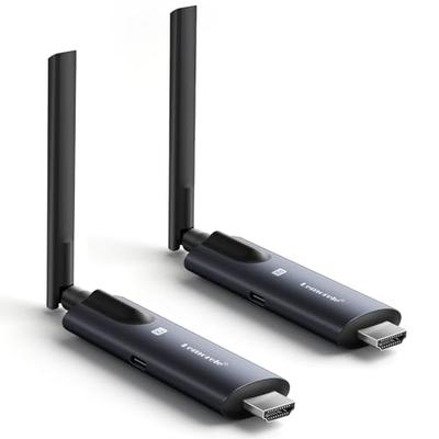 Беспроводной HDMI-передатчик/приемник Lemorele, Компактный, Расширенный режим, 1 передатчик + 1 приемник, 200 м, Компактный, Можно добавить до 4 приемников, WIFI/Se