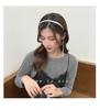 Korean Trend Full Rhinestone Long Tassel Head Band For Women Hair Accessories Metal Silver Crystal Headband Luxury Wedding Jewelry