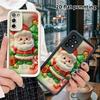 Phone case: 2D flat, suitable for Samsung Galaxy A34 A35 M05 M06 S20 S22 S21 FE Plus 5G protective case, Santa Claus, Christmas and Halloween, perfect