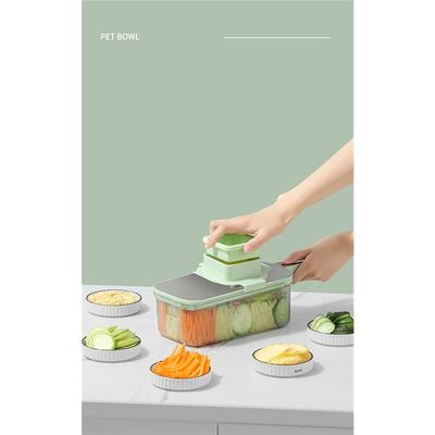 Измельчитель Бытовой Кухонный Ручной Артефакт для Нарезки Овощей Многофункциональный Прозрачный Фрукты Огурец Картофель Нарезка Слайсер Шинковка