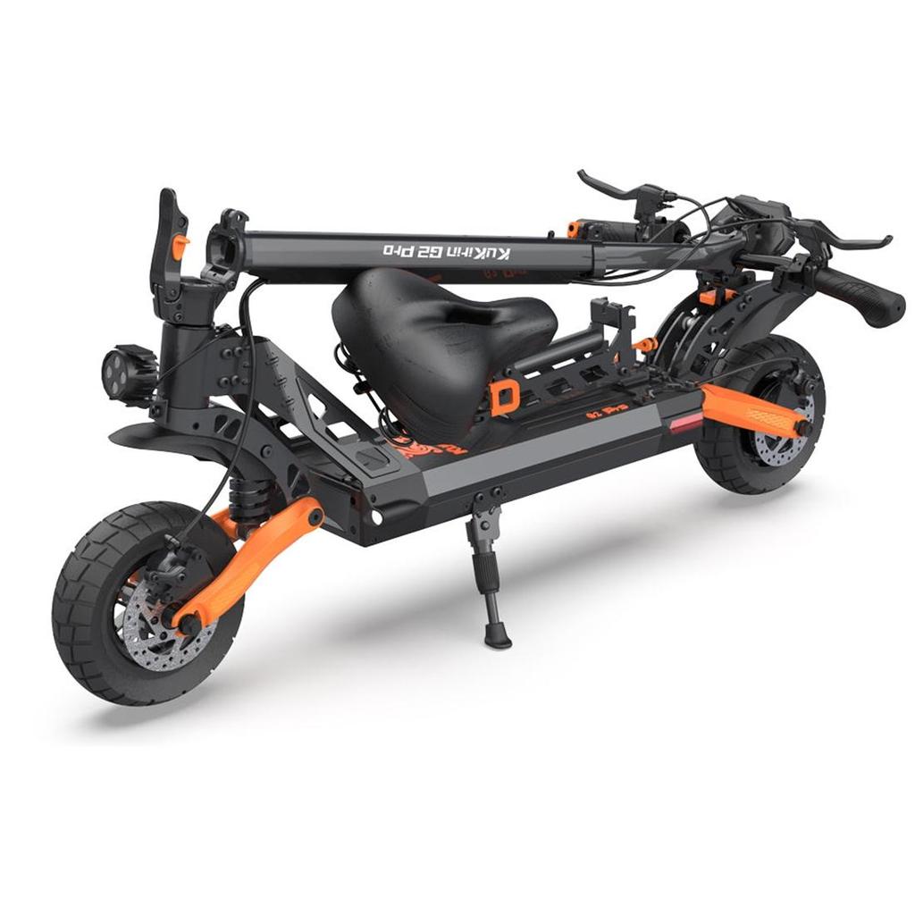 Electric Scooter Foldable Kukirin G2 Pro 600W Motor Top Speed 45Km/h With Removable Seat 48V 15.6AH Range 58Km Load 120Kg