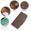 Retro Crazy Horse Leather Wallet Genuine Men's Long RFID Card Bag Large Capacity Slot Head Layer Money Clip Men