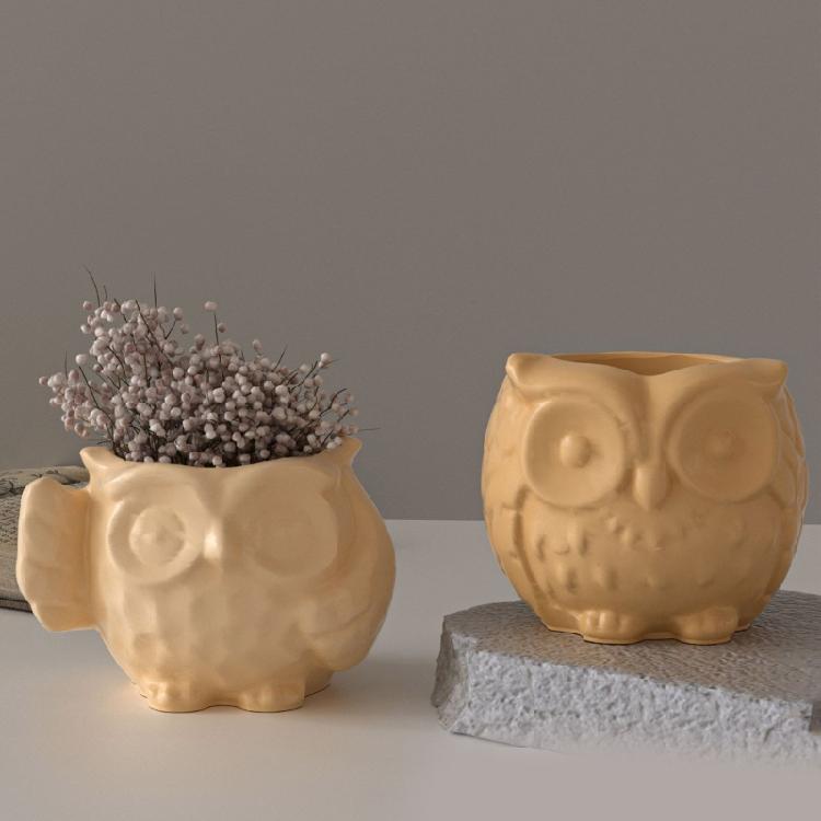 Силиконовая форма «Сова» для легкого извлечения, для проектов из эпоксидной смолы и декоративной банки для хранения, форма для суккулентов