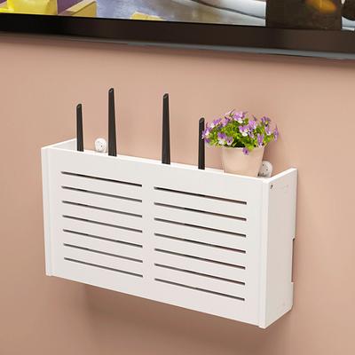 Беспроводной Wi-Fi роутер, коробка для хранения, розетка для гостиной, Wi-Fi декор, настенная полка-органайзер для ТВ-приставки, скрывающая кабели и провода