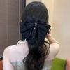 Черная Элегантная Заколка для Волос Женская Заколка для Хвоста Головной Убор Темперамент Зажим для Волос Головной Убор Аксессуары для Волос