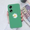 Красивый чехол для телефона с подсолнухом для Oppo A11 A1K A1 A7 A15 A55 A35 A52, квадратный жидкий силикон, высококачественный чехол с защитой от отпечатков пальцев для Oppo