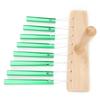 8Tone Chimes SingleRow Tube Children S Percussion Instruments Orff Preschool Toys with Hammer(Green )