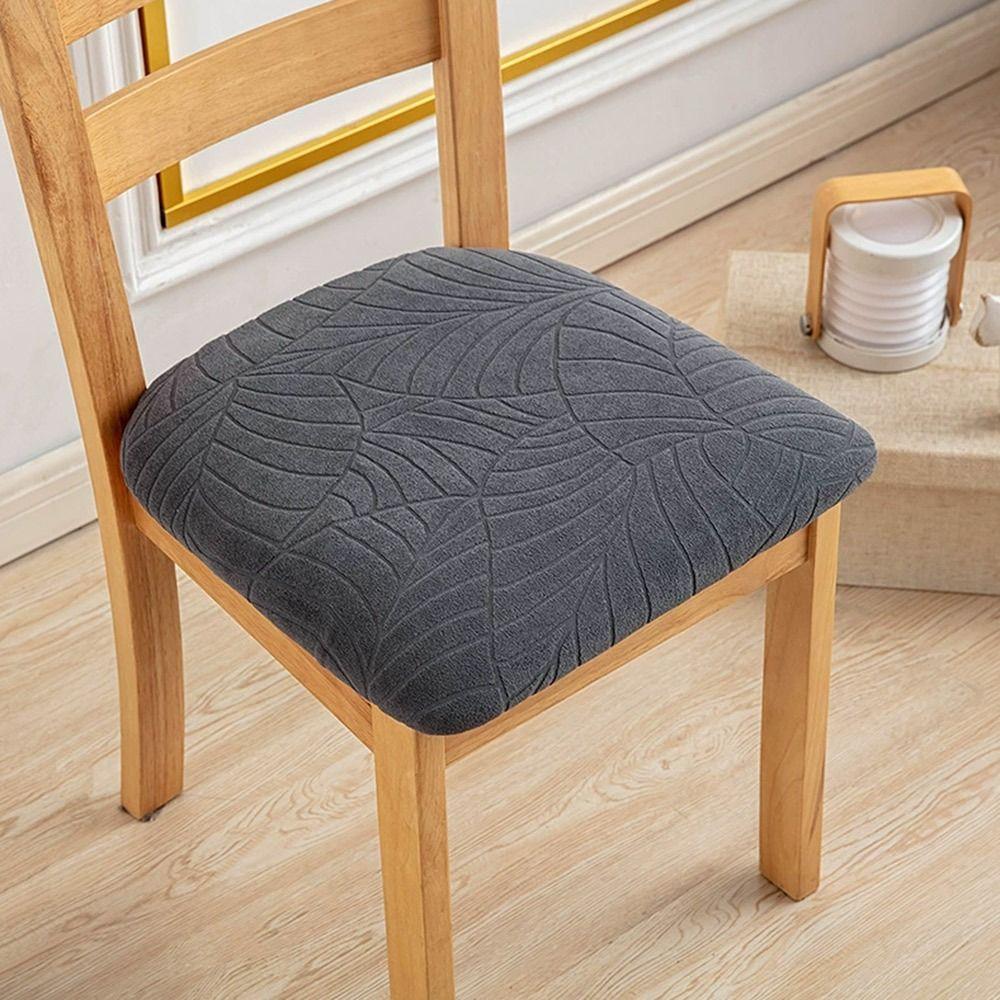 Washable Chair Seat Cover Stretch Seat Cushion Covers Without Backrest Chair Protector