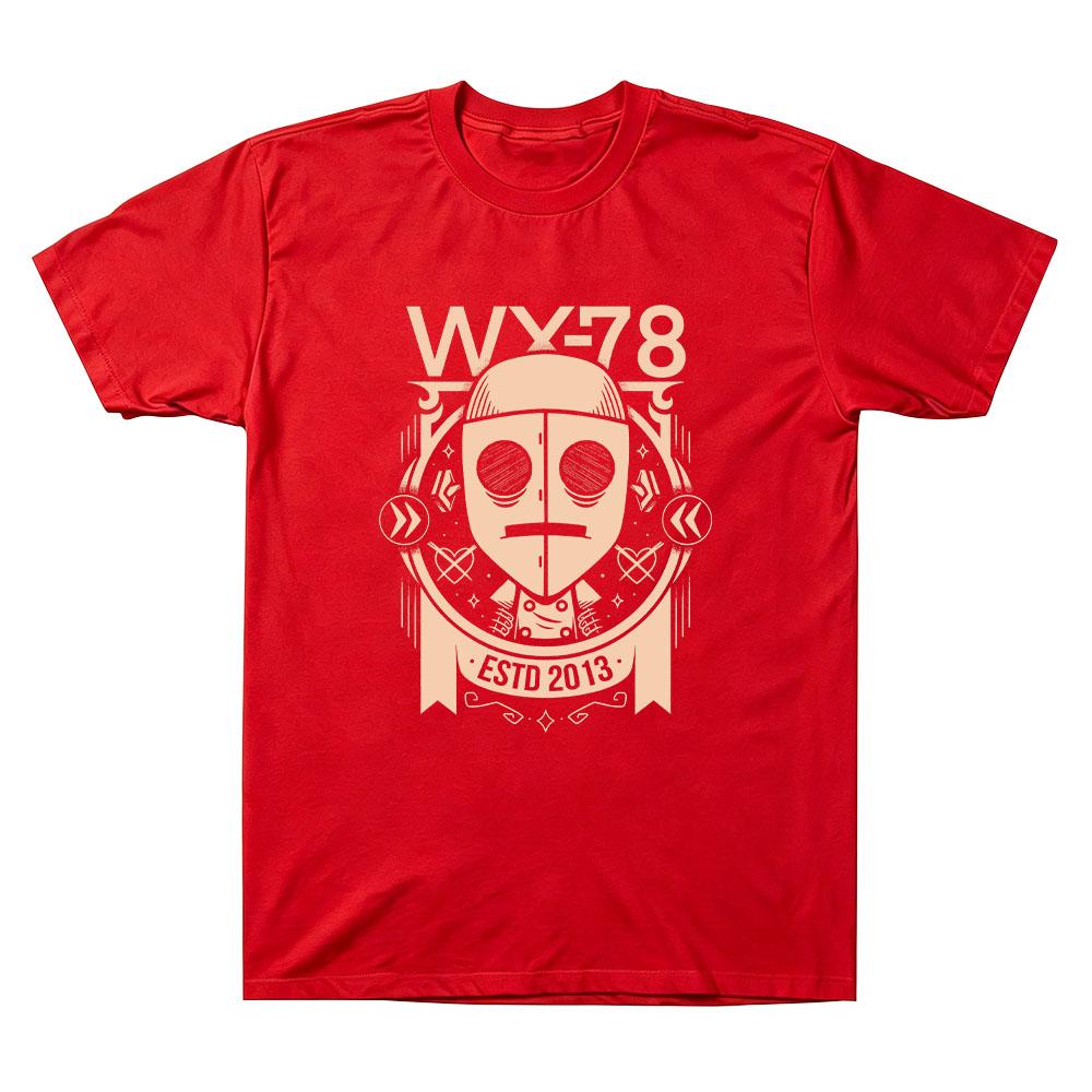WX-78 Automaton Unisex T-shirt Don't Starve Together Graphic Print Tee Gaming Comfortable Pure Cotton Tops Women Men Y2K Clothes