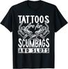 Татуировки - отморозки и шлюхи. Футболка унисекс с забавной надписью «Тату»