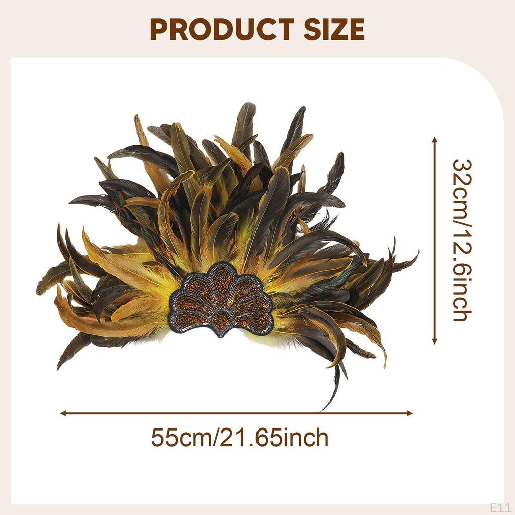 Feather Headdress for Carnival, Festival Performances