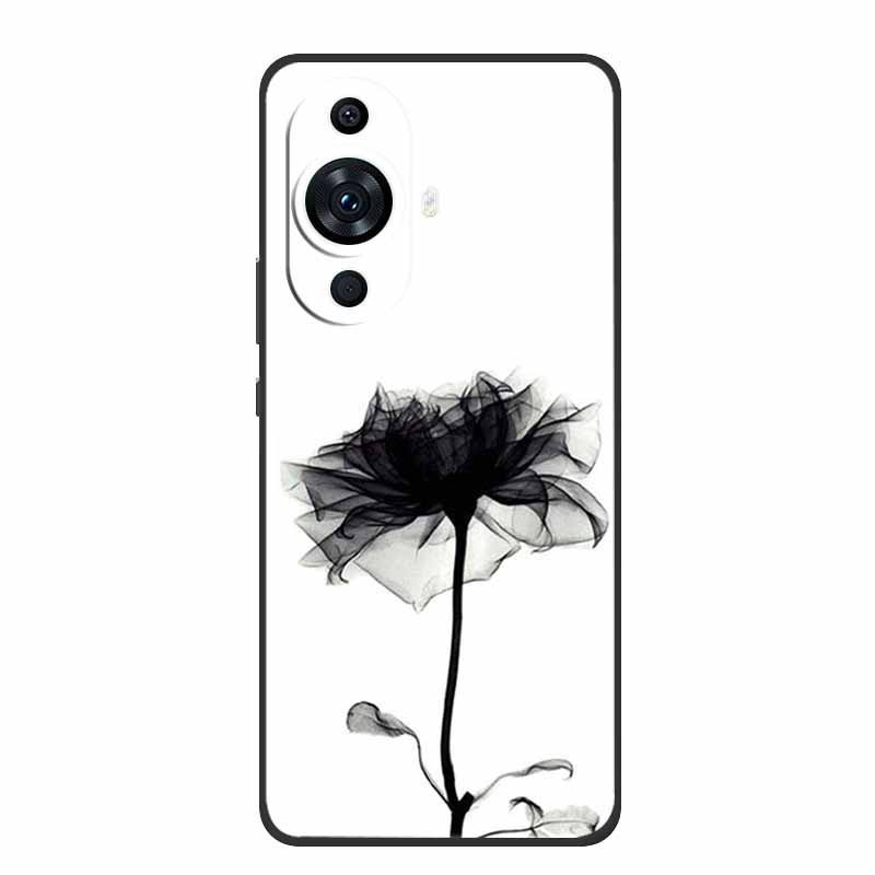 Чехол для телефона Huawei Nova 12s Задняя крышка Ударопрочный Черный Силикон Мягкий Funda для Huawei Nova 12s Чехол Nova12s 6.7" Coque