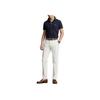 Polo Ralph Lauren Однотонная рубашка-поло с воротником-поло и коротким рукавом Мужские топы Синий MNPOKNI1N822476-410