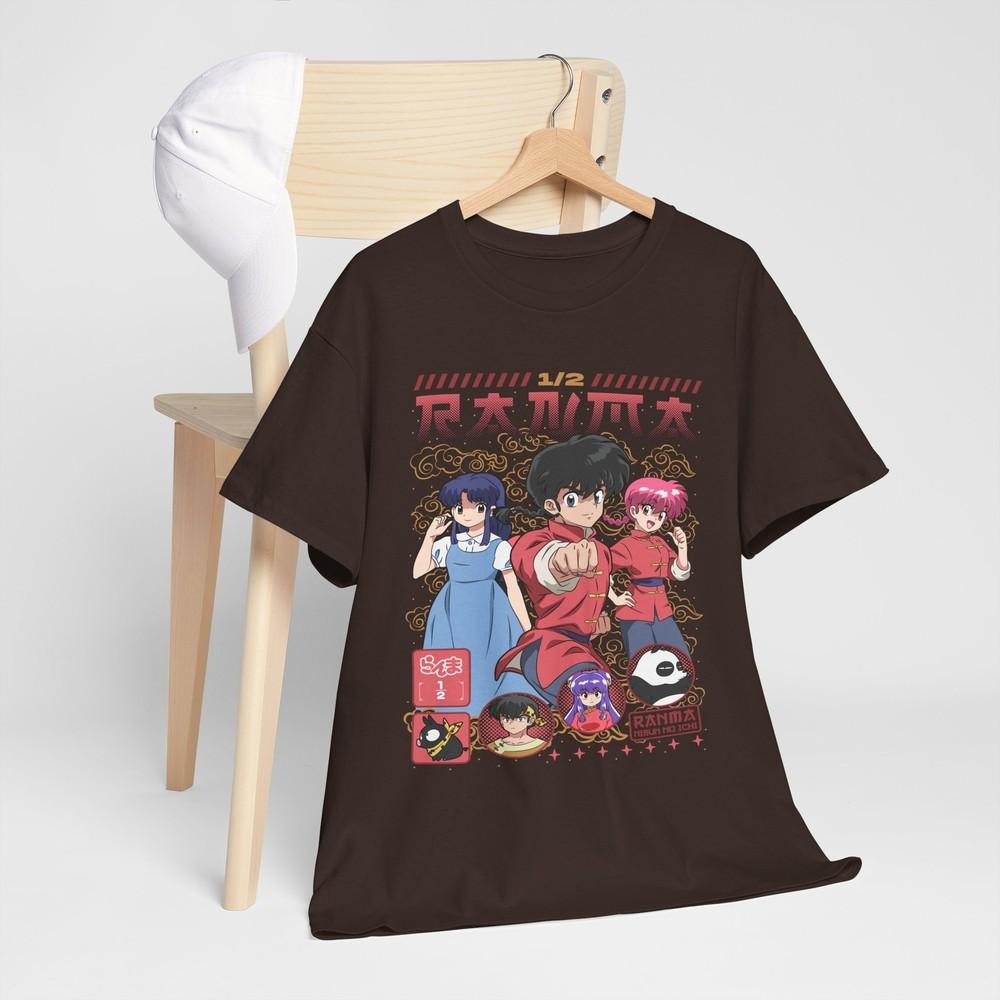 Футболка Ranma 12 Шампунь Румико Такахаси Девочка Кавайная Забавная Аниме Футболка Все Размеры