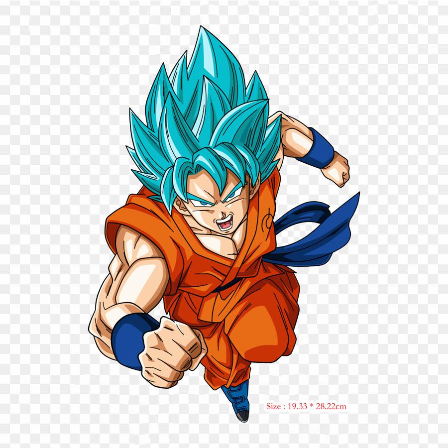Нашивки для сумки для одежды, термонаклейки с утюгом и солью Dbz Goku Majin Buu, моющиеся теплопередачи
