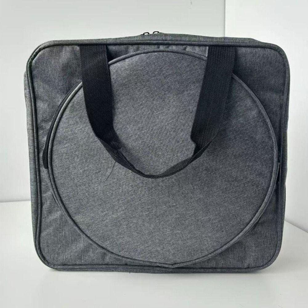 Portable Crochet Storage Bag Padded Interior Embroidery Project Bag Floss Threads Organizer