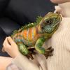 50cm Kawaii Lifelike Green Yellow Lizard Figurine Model Cute Reptile Lizard Plush Toys Simulation Animal Stuffed Doll Gifts