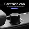 AKO1 For Ford Car Trash Can Storage Box Alloy Organizer Vehicle Garbage Bin Focus mk2 mk3 mk4 Fiesta Ranger Mondeo S-MAX Kuga