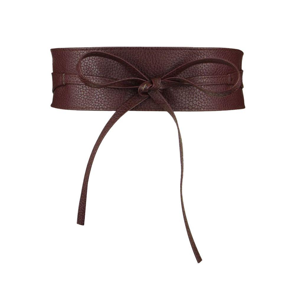 Роскошный Простой Обертывающий Узкий Корсетный Пояс Широкий Пояс Кожаный Ремень Женские Поясные Кушаки для Платья