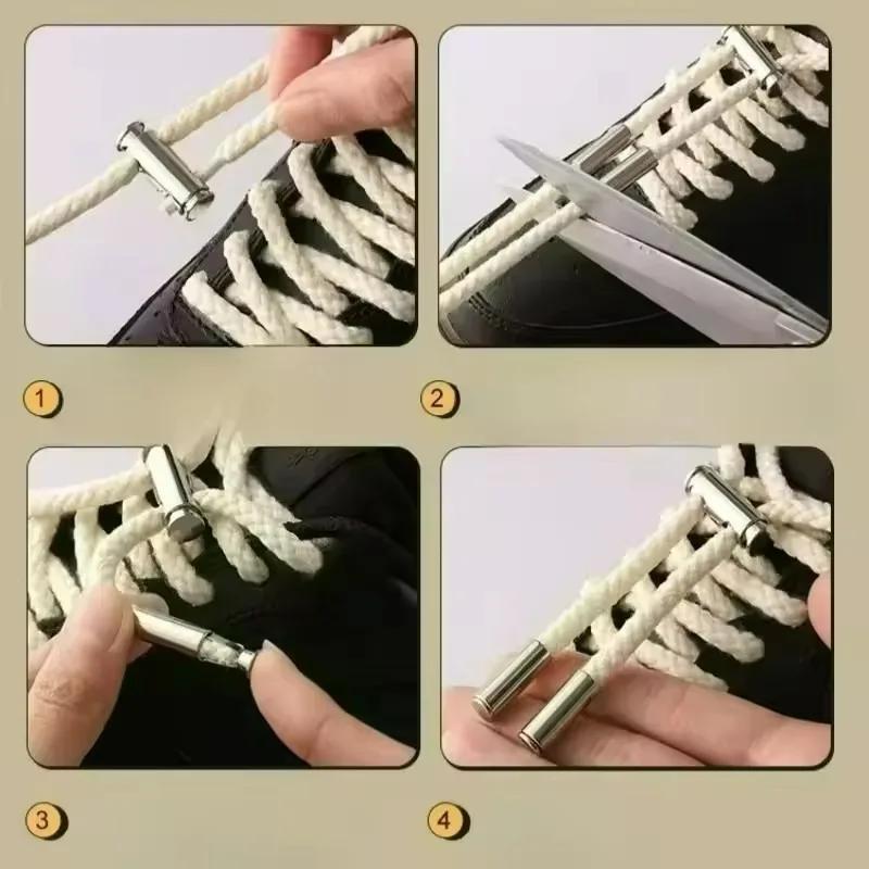 Металлические Пряжки для Шнурков Дырочки Винтажные DIY Швейные Сплав Ручной Работы Стопоры для Шнурков Зажимы