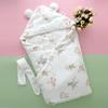 Pure Cotton Newborn Swaddle Blanket for Baby - Ideal for Spring, Summer, and Autumn