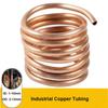 High Quality 1M Soft Copper Tube Coil OD 2/3/4/5/6/8/10/12mm 99.9%Pure Coppers Wire Pipe Airs Conditioner Cooling DIY Crafts