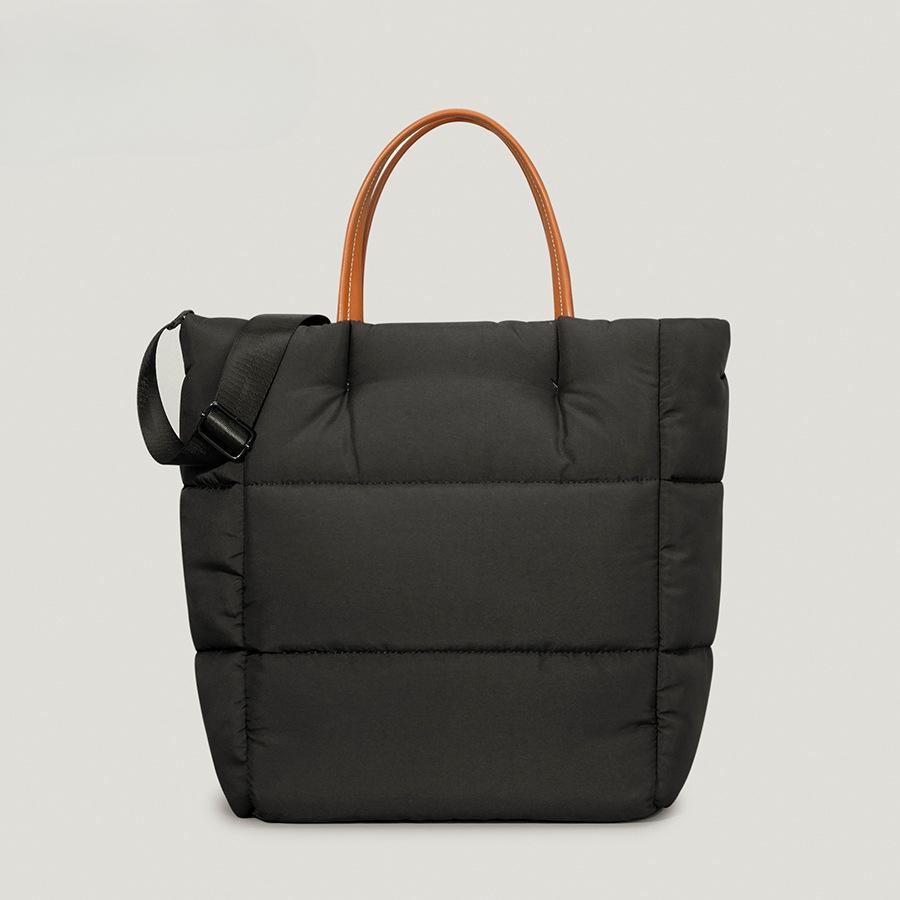 Женская сумка Cloud Feather Cotton Vintage Silver Stitching Space Tote Bag Большая вместимость Сумка