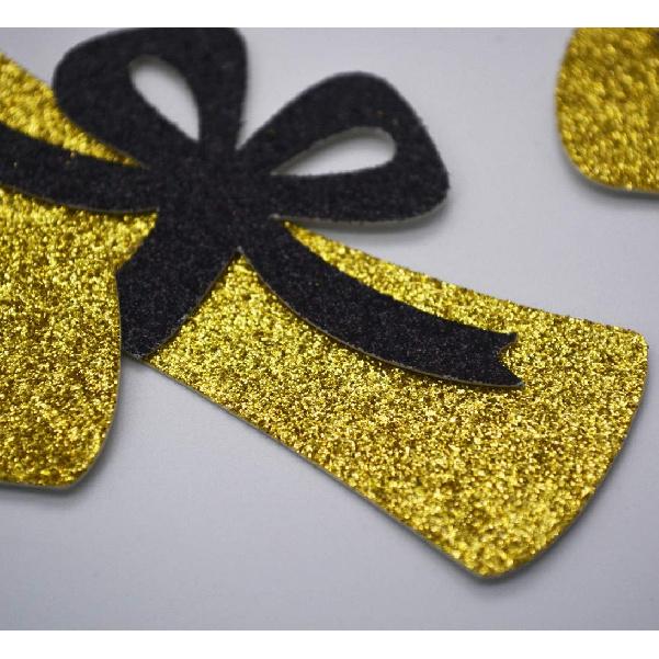 Qttier Diploma Confetti, 12pcs 4 inches Graduation Centerpeices Congrats Grad Party Decorations Graduation Table Decor Class of 2025 High School