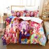 New 3D Printing Kawaii Girls bedding No Game No Life Bedding Set Cartoon Anime three-piece set Adult Kid Bedroom Duvetcover Set