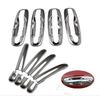 Chrome Exterior Door Handles Covers For Chevrolet Lacetti Optra Daewoo Nubira Suzuki Forenza Holden Viva Stickers Car