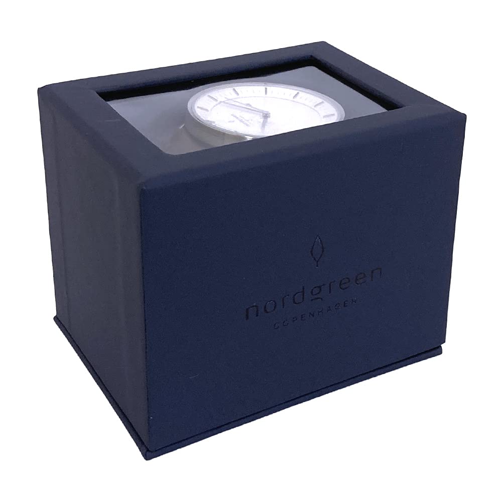 Nordgreen Watch Philosopher 40mm Silver White Face PH40SILEBRXX Men's [Item]