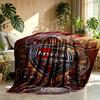 Custom Name Personalized Arsenal F.C Print Blanket, Home Decor, Bedroom, Sofa, Camping, Couch, Gifts for Birthday Christmas