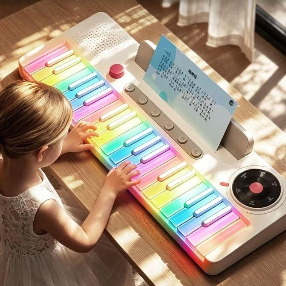 22 Timbre Kids Electronic Piano Toy LED Colorful Lights Piano Keyboard Toy Children Gift