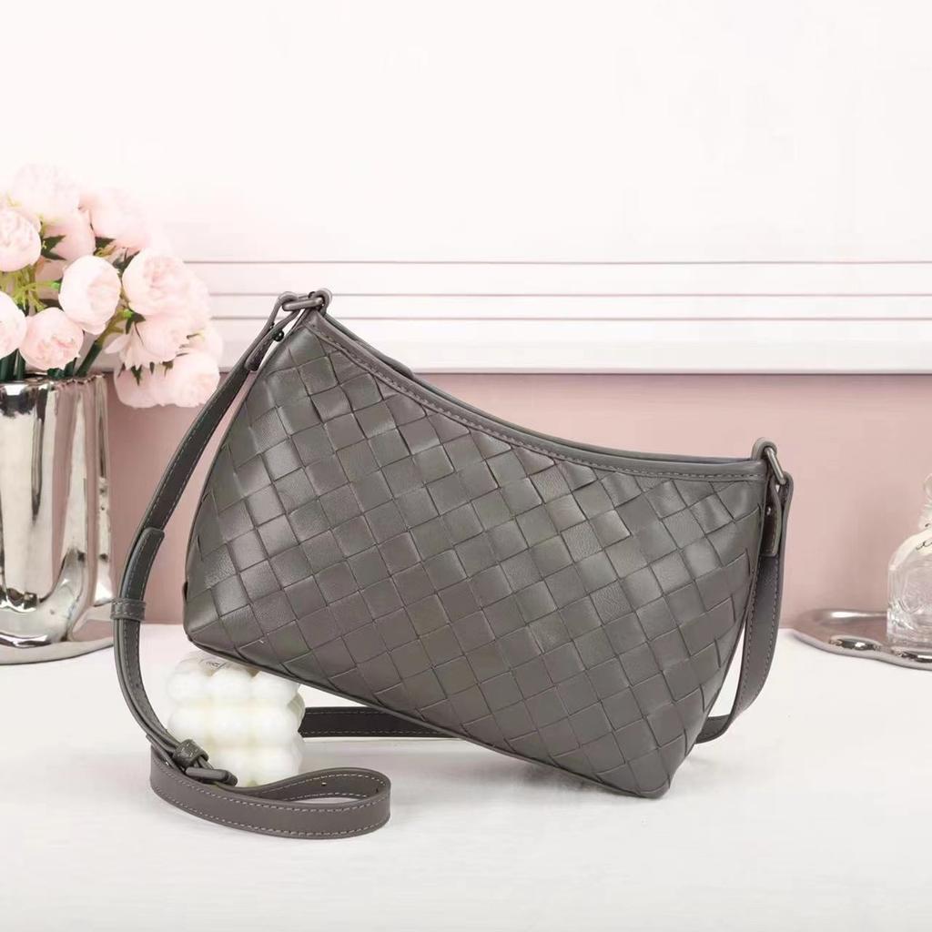 Плетеная сумка из овчины, большая вместимость, сумка через плечо, сумка для пельменей, сумка подмышкой