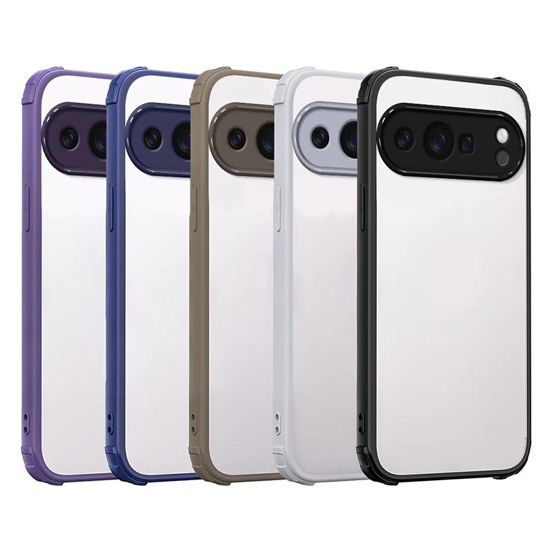 Модный прозрачный чехол новой модели для Google Pixel 9A Pixel 10 Pro XL Прозрачный противоударный мягкий чехол для телефона для Google Pixel 10 Pro