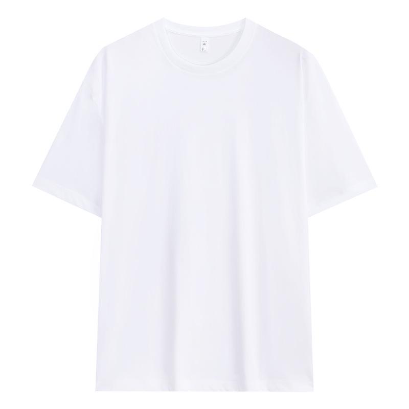 Мужская футболка 210 г Sorona Cool Ice Silk свободного кроя с круглым вырезом, однотонная, повседневная, с коротким рукавом